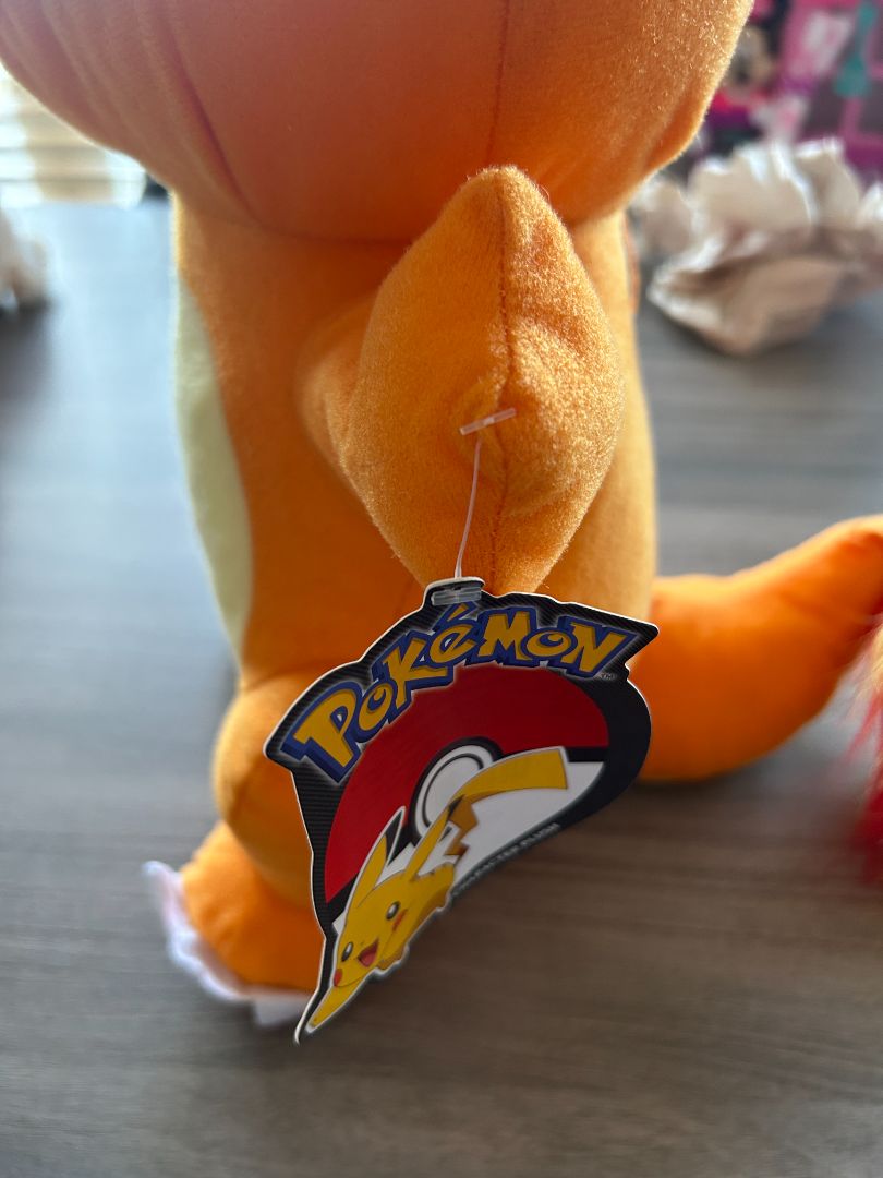 Orange Pokemon Charmander Plush Toys, 14"