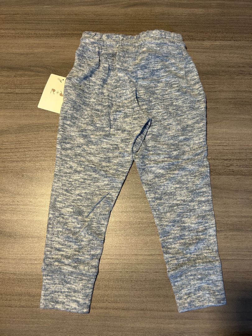 Blue and White R+R Pants, 3T