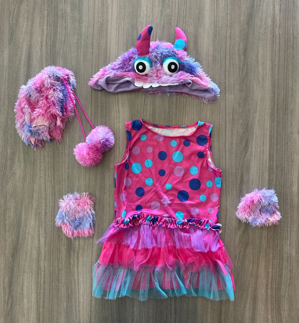 Adorable Polka Dot Monster Halloween Costume