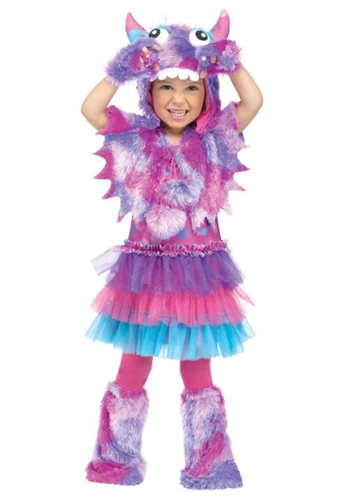 Adorable Polka Dot Monster Halloween Costume